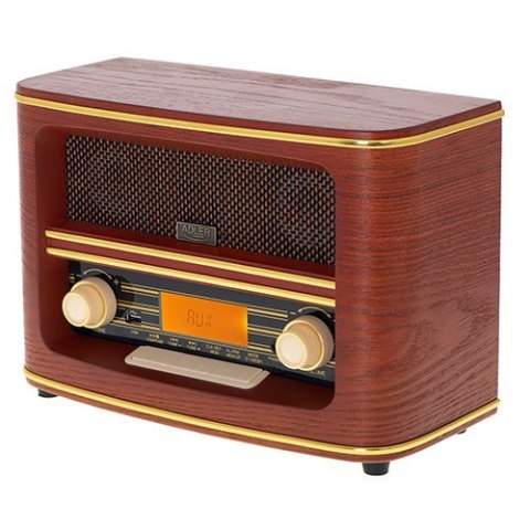 Adler | AD 1187 | Retro Radio | AUX in | Drewniane | Funkcja alarmu Adler | AD 1187 | Retro Radio | AUX in | Drewniane | Funkcja alarmu