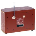 Adler | AD 1187 | Retro Radio | AUX in | Drewniane | Funkcja alarmu