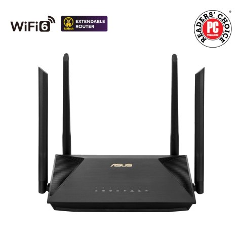 Asus Wireless AX1800 Dual Band Gigabit Router RT-AX53U Ethernet LAN (RJ-45) ports 4, Antenna type External antenna x 4 Asus Wireless AX1800 Dual Band Gigabit Router RT-AX53U Ethernet LAN (RJ-45) ports 4, Antenna type External antenna x 4