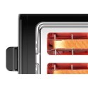 Bosch | TAT3P423 | DesignLine Toaster | Power 970 W | Number of slots 2 | Housing material Stainless steel | Black