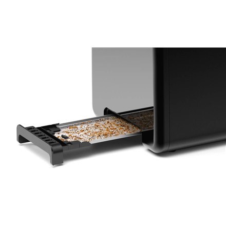 Bosch | TAT3P423 | DesignLine Toaster | Power 970 W | Number of slots 2 | Housing material Stainless steel | Black Bosch | TAT3P423 | DesignLine Toaster | Power 970 W | Number of slots 2 | Housing material Stainless steel | Black