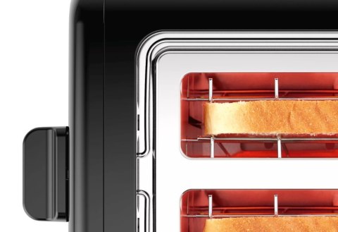 Bosch | TAT3P423 | DesignLine Toaster | Power 970 W | Number of slots 2 | Housing material Stainless steel | Black Bosch | TAT3P423 | DesignLine Toaster | Power 970 W | Number of slots 2 | Housing material Stainless steel | Black
