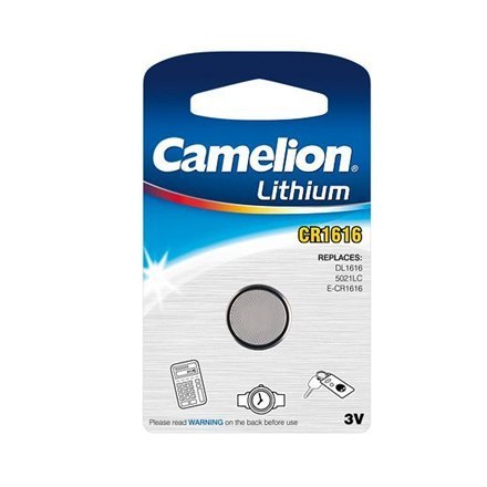 Camelion | CR1616 | Litowy | 1 szt. | CR1616-BP1 Camelion | CR1616 | Litowy | 1 szt. | CR1616-BP1
