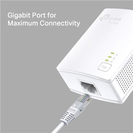 TP-LINK | Gigabit Powerline Starter Kit | TL-PA7017 KIT | 10/100/1000 Mbit/s | Porty Ethernet LAN (RJ-45) 1 | Brak Wi-Fi | Prędk TP-LINK | Gigabit Powerline Starter Kit | TL-PA7017 KIT | 10/100/1000 Mbit/s | Porty Ethernet LAN (RJ-45) 1 | Brak Wi-Fi | Prędk