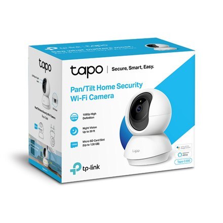 TP-LINK | Pan/Tilt Home Security Wi-Fi Camera | Tapo C200 | MP | 4mm/F/2.4 | Tryb prywatności, alarm dźwiękowy i świetlny, wykry TP-LINK | Pan/Tilt Home Security Wi-Fi Camera | Tapo C200 | MP | 4mm/F/2.4 | Tryb prywatności, alarm dźwiękowy i świetlny, wykry