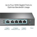 TP-LINK | SafeStream Multi-WAN VPN Router | TL-ER605 | 802.1q | Mbit/s | 10/100/1000 Mbit/s | Porty Ethernet LAN (RJ-45) 1 Stały