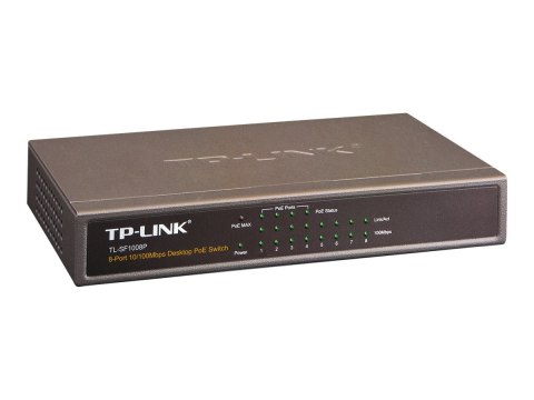TP-LINK | Switch | TL-SF1008P | Niezarządzalny | Desktop | Ilość portów 10/100 Mb/s (RJ-45) 8 | Ilość portów 1 Gb/s (RJ-45) | Il TP-LINK | Switch | TL-SF1008P | Niezarządzalny | Desktop | Ilość portów 10/100 Mb/s (RJ-45) 8 | Ilość portów 1 Gb/s (RJ-45) | Il