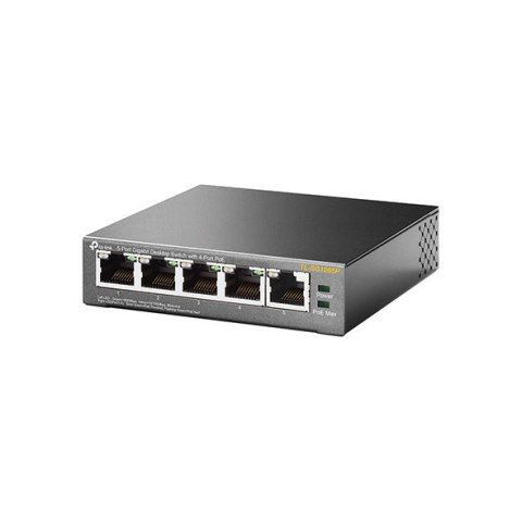 TP-LINK | Switch | TL-SG1005P | Niezarządzalny | Desktop | Porty 1 Gb/s (RJ-45) w liczbie 5 | Porty PoE w liczbie 4 | Typ zasila TP-LINK | Switch | TL-SG1005P | Niezarządzalny | Desktop | Porty 1 Gb/s (RJ-45) w liczbie 5 | Porty PoE w liczbie 4 | Typ zasila
