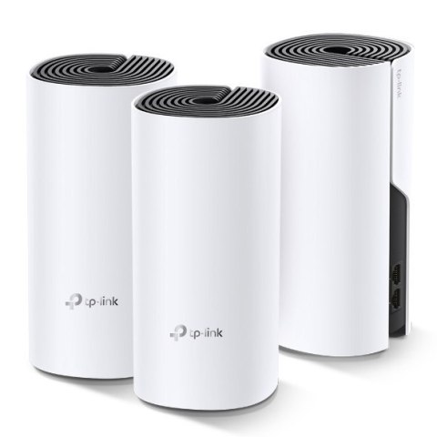 TP-LINK | Whole Home Mesh WiFi System | Deco M4 (3-Pack) | 802.11ac | 300+867 Mbit/s | 10/100/1000 Mbit/s | Ethernet LAN (RJ-45) TP-LINK | Whole Home Mesh WiFi System | Deco M4 (3-Pack) | 802.11ac | 300+867 Mbit/s | 10/100/1000 Mbit/s | Ethernet LAN (RJ-45)