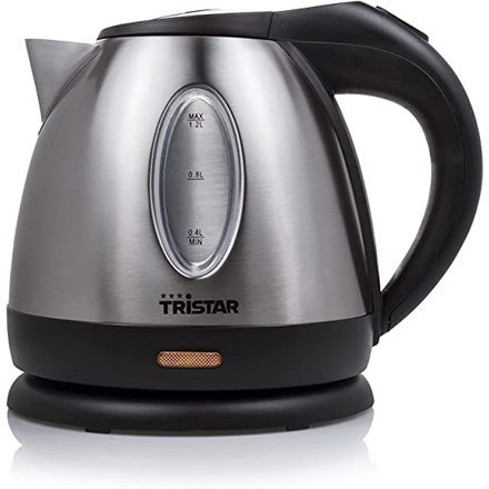 Tristar | Czajnik dzbankowy | WK-1323 | Standard | 1500 W | 1,2 L | Stal nierdzewna | Podstawa obrotowa 360° | Srebrny Tristar | Czajnik dzbankowy | WK-1323 | Standard | 1500 W | 1,2 L | Stal nierdzewna | Podstawa obrotowa 360° | Srebrny