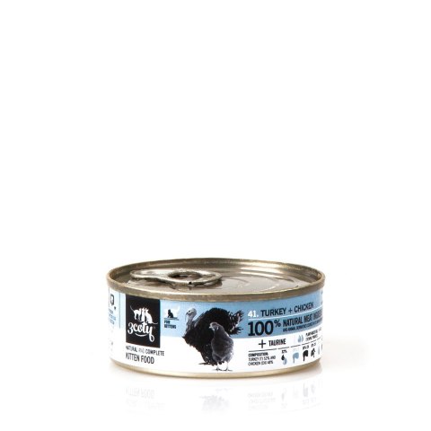 3Coty TURKEY + CHICKEN for Kittens 80g 3Coty TURKEY + CHICKEN for Kittens 80g