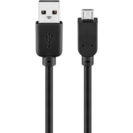 Goobay | Kabel USB | Męski | 5-pinowy Micro-USB Typ B | Męski | Czarny | 4-pinowy USB Typ A | 1 m Goobay | Kabel USB | Męski | 5-pinowy Micro-USB Typ B | Męski | Czarny | 4-pinowy USB Typ A | 1 m