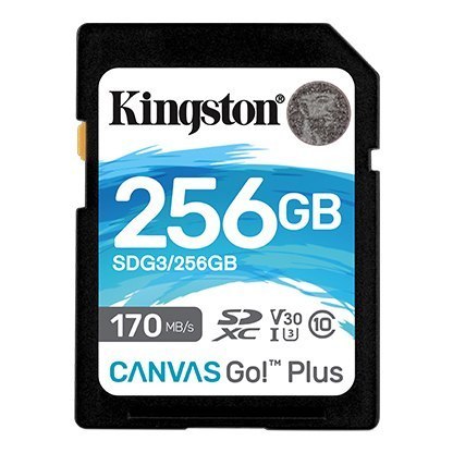 Kingston | Canvas Go! Plus | 256 GB | Pamięć flash klasy 10 Kingston | Canvas Go! Plus | 256 GB | Pamięć flash klasy 10