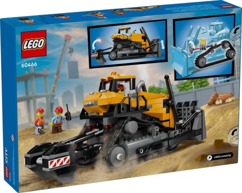 LEGO CITY 60466 BIG VEHICLES YELLOW BULLDOZER WITH FRONT LOADER LEGO CITY 60466 BIG VEHICLES YELLOW BULLDOZER WITH FRONT LOADER