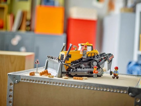 LEGO CITY 60466 BIG VEHICLES YELLOW BULLDOZER WITH FRONT LOADER LEGO CITY 60466 BIG VEHICLES YELLOW BULLDOZER WITH FRONT LOADER