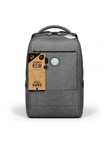 PORT DESIGNS | Pasuje do rozmiaru " | Plecak na laptopa | YOSEMITE Eco XL | Plecak | Szary | Pasek na ramię PORT DESIGNS | Pasuje do rozmiaru " | Plecak na laptopa | YOSEMITE Eco XL | Plecak | Szary | Pasek na ramię