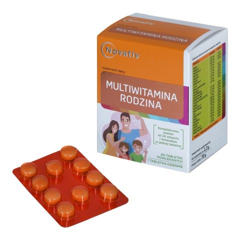 Novativ Multiwitamina Rodzina 60tabl. Novativ Multiwitamina Rodzina 60tabl.
