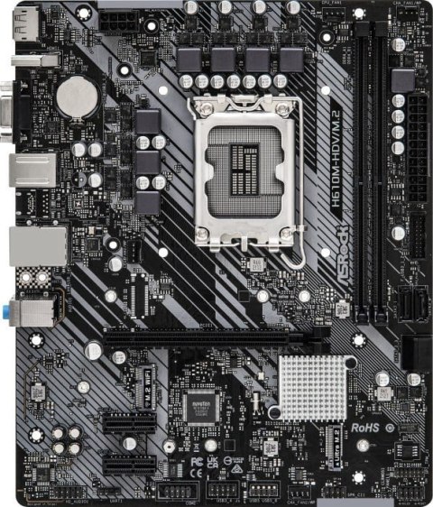 ASRock | H610M-HVS/M.2 R2.0 | Rodzina procesora Intel | Gniazdo procesora LGA1700 | DDR4 DIMM | Sloty pamięci 2 | Obsługiwane in ASRock | H610M-HVS/M.2 R2.0 | Rodzina procesora Intel | Gniazdo procesora LGA1700 | DDR4 DIMM | Sloty pamięci 2 | Obsługiwane in