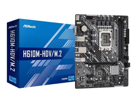 ASRock | H610M-HVS/M.2 R2.0 | Rodzina procesora Intel | Gniazdo procesora LGA1700 | DDR4 DIMM | Sloty pamięci 2 | Obsługiwane in ASRock | H610M-HVS/M.2 R2.0 | Rodzina procesora Intel | Gniazdo procesora LGA1700 | DDR4 DIMM | Sloty pamięci 2 | Obsługiwane in