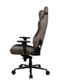 Arozzi | Materiał ramy: Metal; Baza kół: Aluminium; Tapicerka: Miękki PU | Arozzi | Fotel gamingowy | Vernazza SoftPU | Brązowy