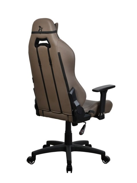 Arozzi | Materiał ramy: Metal; Podstawa kół: Nylon; Tapicerka: Miękki PU | Arozzi | Fotel Gamingowy | Torretta SoftPU | Brązowy Arozzi | Materiał ramy: Metal; Podstawa kół: Nylon; Tapicerka: Miękki PU | Arozzi | Fotel Gamingowy | Torretta SoftPU | Brązowy