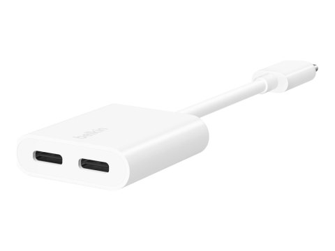 Belkin | Żeński | 24-pinowy USB-C | Męski | Biały | 24-pinowy USB-C | 14 m Belkin | Żeński | 24-pinowy USB-C | Męski | Biały | 24-pinowy USB-C | 14 m