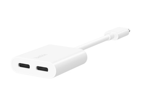 Belkin | Żeński | 24-pinowy USB-C | Męski | Biały | 24-pinowy USB-C | 14 m Belkin | Żeński | 24-pinowy USB-C | Męski | Biały | 24-pinowy USB-C | 14 m