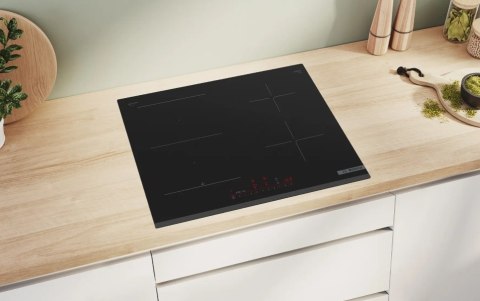 Bosch | PVS63KHC1Z seria 6 | Płyta indukcyjna | 4 palniki/strefy gotowania | Panel dotykowy | Timer | Czarny Bosch | PVS63KHC1Z seria 6 | Płyta indukcyjna | 4 palniki/strefy gotowania | Panel dotykowy | Timer | Czarny