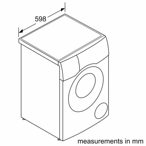 Bosch | Pralka | WNC254ARSN | Klasa efektywności energetycznej A/D | Ładowana od frontu | Pojemność prania 10,5 kg | 1400 obr/mi Bosch | Pralka | WNC254ARSN | Klasa efektywności energetycznej A/D | Ładowana od frontu | Pojemność prania 10,5 kg | 1400 obr/mi
