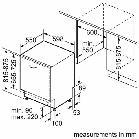 Bosch | SMV6ZCX06E | Do zabudowy | Szerokość 60 cm | Liczba kompletów naczyń 14 | Liczba programów 8 | Klasa efektywności energe Bosch | SMV6ZCX06E | Do zabudowy | Szerokość 60 cm | Liczba kompletów naczyń 14 | Liczba programów 8 | Klasa efektywności energe