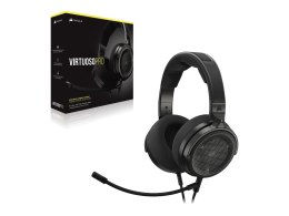 Corsair | VIRTUOSO PRO | Słuchawki Gamingowe | Przewodowe | Nauszne | Mikrofon | Węgiel