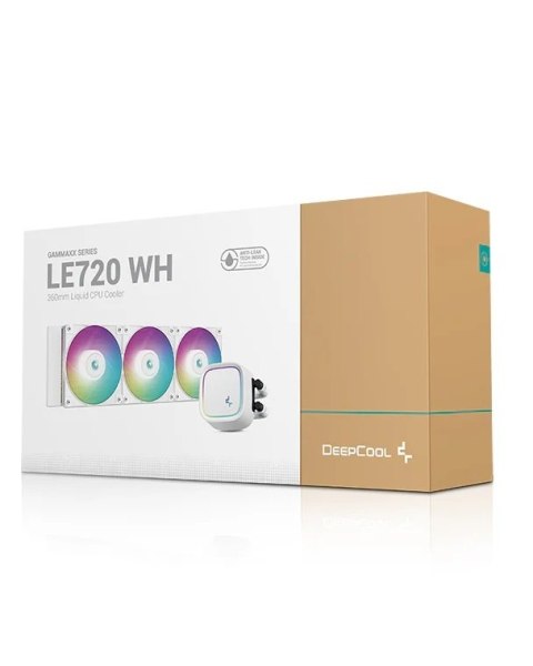 Deepcool | LE720 All-in-one | Biały | Intel, AMD | Chłodzenie cieczą procesora CPU Deepcool | LE720 All-in-one | Biały | Intel, AMD | Chłodzenie cieczą procesora CPU