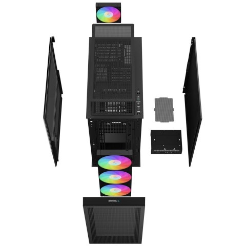 Deepcool | MID TOWER CASE | CH560 Digital | Side window | Black | Mid-Tower | Power supply included No | ATX PS2 Deepcool | MID TOWER CASE | CH560 Digital | Side window | Black | Mid-Tower | Power supply included No | ATX PS2