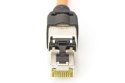 Digitus | Wtyk końcowy CAT 6A, STP z osłoną przeciwpyłową, zabezpieczenie przed zginaniem | DN-93631