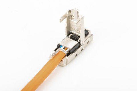 Digitus | Wtyk końcowy CAT 6A, STP z osłoną przeciwpyłową, zabezpieczenie przed zginaniem | DN-93631 Digitus | Wtyk końcowy CAT 6A, STP z osłoną przeciwpyłową, zabezpieczenie przed zginaniem | DN-93631