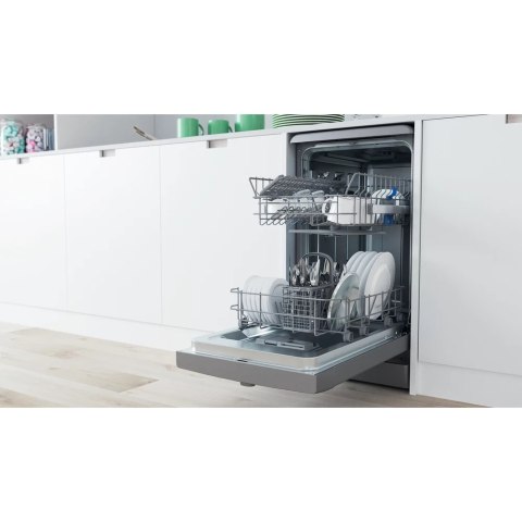 INDESIT | Dishwasher | DF9E 1B10 S | Free standing | Width 45 cm | Number of place settings 9 | Number of programs 6 | Energy ef INDESIT | Dishwasher | DF9E 1B10 S | Free standing | Width 45 cm | Number of place settings 9 | Number of programs 6 | Energy ef