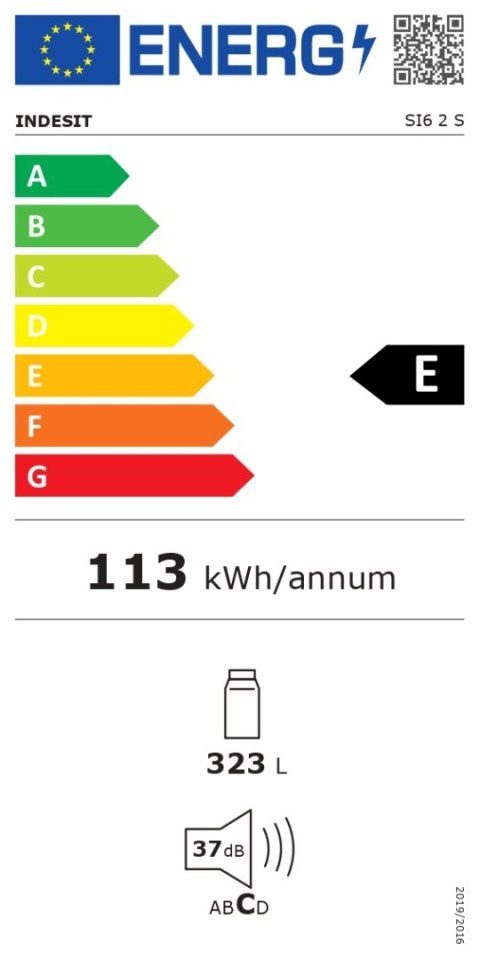 INDESIT | Lodówka | SI6 2 S | Klasa efektywności energetycznej E | Wolnostojąca | Spiżarnia | Wysokość 167 cm | Pojemność chłodz INDESIT | Lodówka | SI6 2 S | Klasa efektywności energetycznej E | Wolnostojąca | Spiżarnia | Wysokość 167 cm | Pojemność chłodz