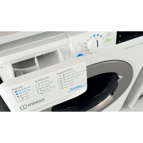 INDESIT | Pralka z suszarką | BDE 86436 WSV EE | Klasa efektywności energetycznej A/D | Ładowana od frontu | Pojemność prania 8 INDESIT | Pralka z suszarką | BDE 86436 WSV EE | Klasa efektywności energetycznej A/D | Ładowana od frontu | Pojemność prania 8
