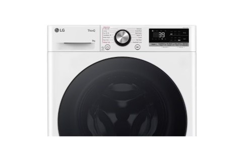 LG | F2WR709S2W | Pralka 9 kg 1200 obr/min 47.5 cm | Klasa energetyczna A-10% | Przednie ładowanie | Funkcja pary | Bezpośredni LG | F2WR709S2W | Pralka 9 kg 1200 obr/min 47.5 cm | Klasa energetyczna A-10% | Przednie ładowanie | Funkcja pary | Bezpośredni