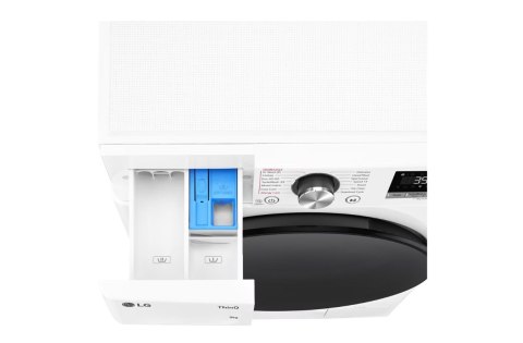 LG | F2WR709S2W | Pralka 9 kg 1200 obr/min 47.5 cm | Klasa energetyczna A-10% | Przednie ładowanie | Funkcja pary | Bezpośredni LG | F2WR709S2W | Pralka 9 kg 1200 obr/min 47.5 cm | Klasa energetyczna A-10% | Przednie ładowanie | Funkcja pary | Bezpośredni