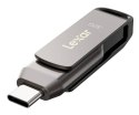 Lexar | Pendrive 2 w 1 | JumpDrive Dual Drive D400 | 32 GB | USB 3.1 | Szary