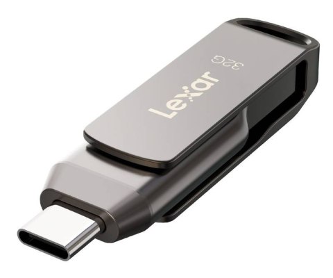 Lexar | Pendrive 2 w 1 | JumpDrive Dual Drive D400 | 32 GB | USB 3.1 | Szary Lexar | Pendrive 2 w 1 | JumpDrive Dual Drive D400 | 32 GB | USB 3.1 | Szary