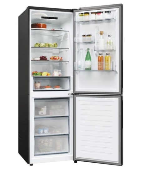 Lodówka Candy | CNCQ2T618EB | Klasa efektywności energetycznej E | Wolnostojąca | Kombi | Wysokość 185 cm | System No Frost | Po Lodówka Candy | CNCQ2T618EB | Klasa efektywności energetycznej E | Wolnostojąca | Kombi | Wysokość 185 cm | System No Frost | Po