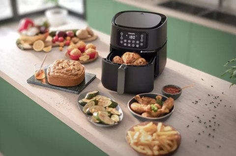 Philips XXL Airfryer | HD9285/90 | Moc 2000 W | Pojemność 7,2 L | Czarny/Ciemnosrebrny Philips XXL Airfryer | HD9285/90 | Moc 2000 W | Pojemność 7,2 L | Czarny/Ciemnosrebrny