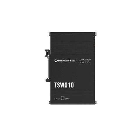 Przełącznik Ethernet Teltonika | TSW010 | Niezarządzany | Do montażu na ścianie | Porty 10/100 Mb/s (RJ-45) ilość 5 Przełącznik Ethernet Teltonika | TSW010 | Niezarządzany | Do montażu na ścianie | Porty 10/100 Mb/s (RJ-45) ilość 5