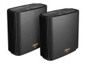 AX7800 Tri Band Mesh Router Wifi 6 | ZenWiFi XT9 (2-Pack) | 802.11ax | 780 Mbit/s | 10/100/1000 Mbit/s | Porty Ethernet LAN (RJ-