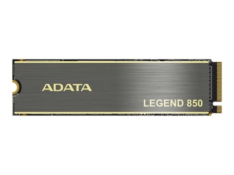 ADATA | LEGEND 850 | 2000 GB | Format SSD M.2 2280 | Interfejs SSD PCIe Gen4x4 | Prędkość odczytu 5000 MB/s | Prędkość zapisu 45 ADATA | LEGEND 850 | 2000 GB | Format SSD M.2 2280 | Interfejs SSD PCIe Gen4x4 | Prędkość odczytu 5000 MB/s | Prędkość zapisu 45