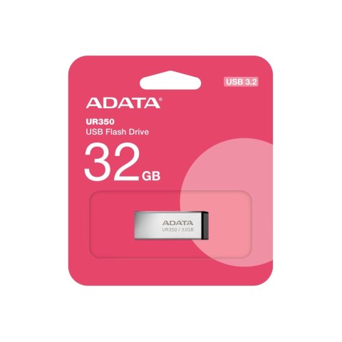 ADATA | Pamięć USB | UR350 | 32 GB | USB 3.2 Gen1 | Czarny ADATA | Pamięć USB | UR350 | 32 GB | USB 3.2 Gen1 | Czarny