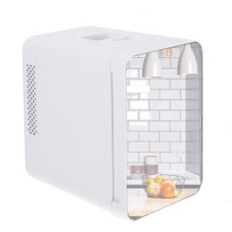 Adler | Mini lodówka z lustrem | AD 8085 | Wolnostojąca | Spiżarnia | Wysokość 27 cm | Pojemność netto lodówki 4 L | Biały