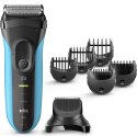 Braun | Golarka z trymerem | Series 3 Shave&Style 3010BT | Czas pracy (maks.) 45 min | Na mokro i sucho | NiMH | Czarny/Niebiesk